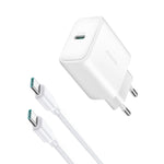 ชุดชาร์จเร็ว JOYROOM JR-TCF24 30W USB-C / Type-C พร้อมชุดสาย, ปลั๊ก EU
