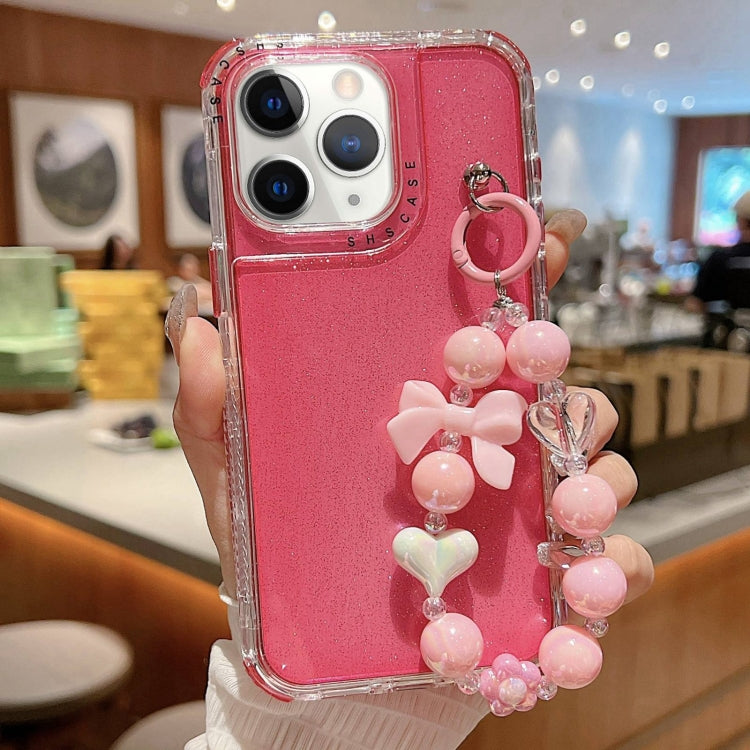 TPU + PC + Glitter Sequins Full Coverage Phone Case with Bracelet, For iPhone 14 Pro, For iPhone 14 Pro Max, For iPhone 6 / 7 / 8 / SE 2020, For iPhone 13 Pro Max, For iPhone 13 Pro, For iPhone 13, For iPhone 12 / 12 Pro, For iPhone 12 Pro Max         ...