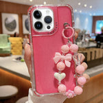 TPU + PC + Glitter Sequins Full Coverage Phone Case with Bracelet, For iPhone 14 Pro, For iPhone 14 Pro Max, For iPhone 6 / 7 / 8 / SE 2020, For iPhone 13 Pro Max, For iPhone 13 Pro, For iPhone 13, For iPhone 12 / 12 Pro, For iPhone 12 Pro Max         ...