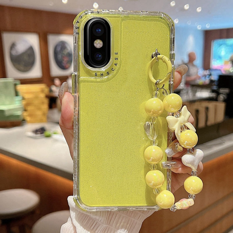 TPU + PC + Glitter Sequins Full Coverage Phone Case with Bracelet, For iPhone 14 Pro, For iPhone 14 Pro Max, For iPhone 6 / 7 / 8 / SE 2020, For iPhone 13 Pro Max, For iPhone 13 Pro, For iPhone 13, For iPhone 12 / 12 Pro, For iPhone 12 Pro Max         ...