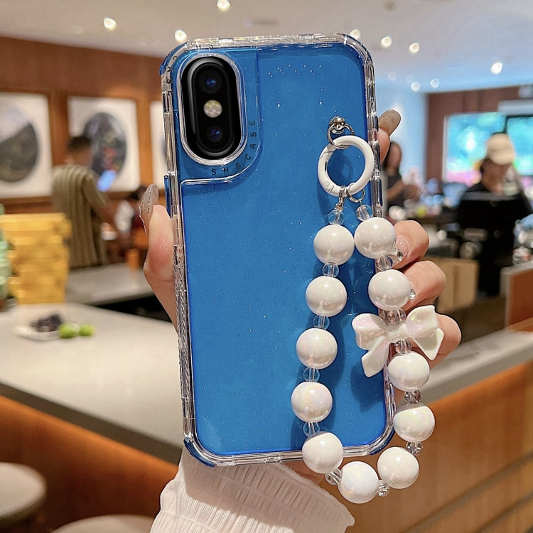 TPU + PC + Glitter Sequins Full Coverage Phone Case with Bracelet, For iPhone 14 Pro, For iPhone 14 Pro Max, For iPhone 6 / 7 / 8 / SE 2020, For iPhone 13 Pro Max, For iPhone 13 Pro, For iPhone 13, For iPhone 12 / 12 Pro, For iPhone 12 Pro Max         ...