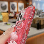 TPU + PC + Glitter Sequins Full Coverage Phone Case with Bracelet, For iPhone 14 Pro, For iPhone 14 Pro Max, For iPhone 6 / 7 / 8 / SE 2020, For iPhone 13 Pro Max, For iPhone 13 Pro, For iPhone 13, For iPhone 12 / 12 Pro, For iPhone 12 Pro Max         ...