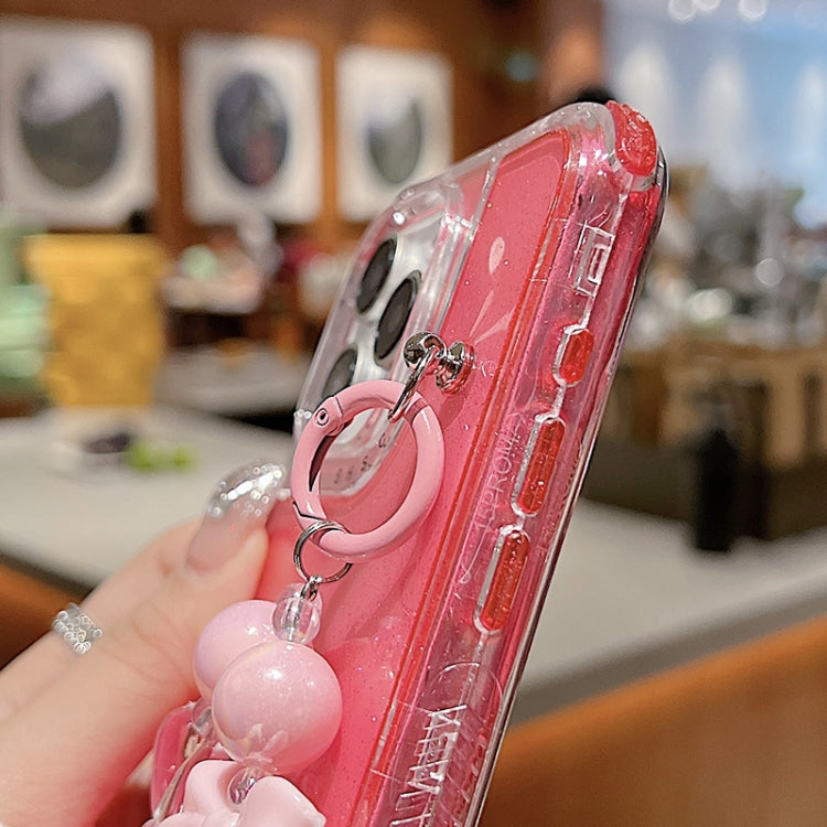 TPU + PC + Glitter Sequins Full Coverage Phone Case with Bracelet, For iPhone 14 Pro, For iPhone 14 Pro Max, For iPhone 6 / 7 / 8 / SE 2020, For iPhone 13 Pro Max, For iPhone 13 Pro, For iPhone 13, For iPhone 12 / 12 Pro, For iPhone 12 Pro Max         ...