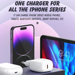 LDNIO A1206C PD27W USB-C / Type-C ชาร์จเร็ว พร้อมสาย 8 พิน 1 เมตร, ปลั๊ก EU