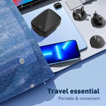 LDNIO Q334 32W Type-C + พอร์ต USB คู่ ที่ชาร์จ พร้อมสายข้อมูล Micro USB 1 เมตร, ปลั๊ก EU