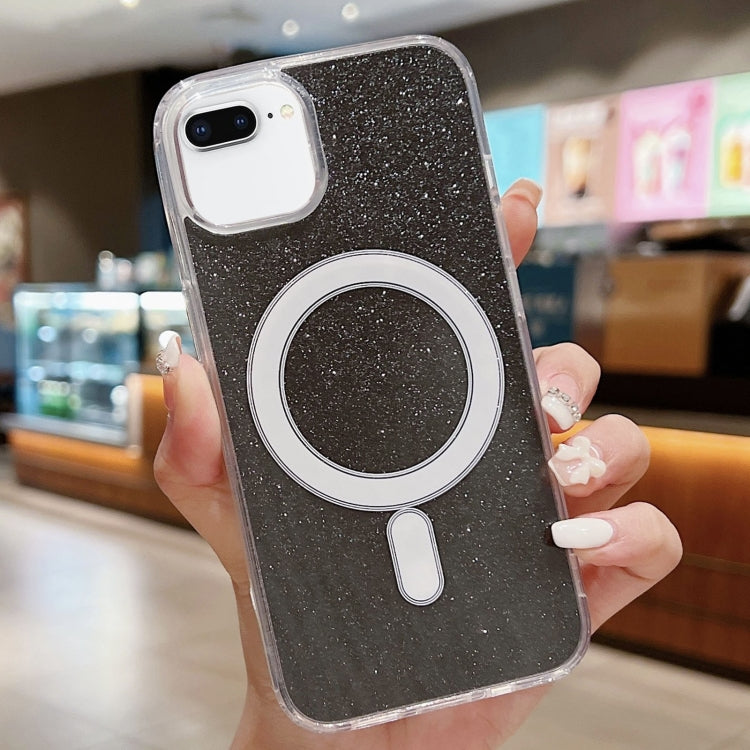 เคสโทรศัพท์ MagSafe อะคริลิกใสประดับกลิตเตอร์ สำหรับ iPhone XS Max, สำหรับ iPhone 8 Plus / 7 Plus