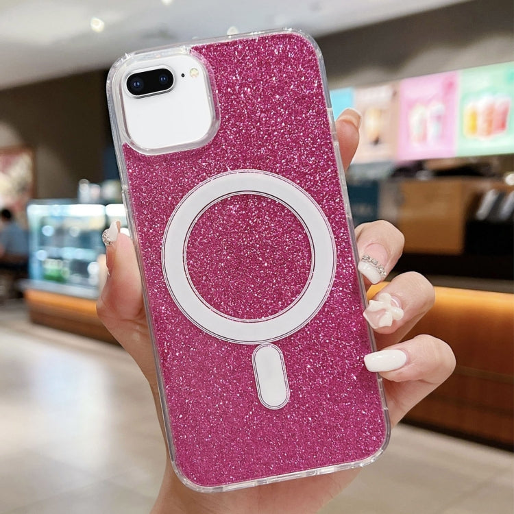เคสโทรศัพท์ MagSafe อะคริลิกใสประดับกลิตเตอร์ สำหรับ iPhone XS Max, สำหรับ iPhone 8 Plus / 7 Plus