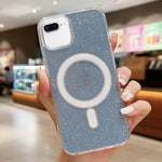 เคสโทรศัพท์ MagSafe อะคริลิกใสประดับกลิตเตอร์ สำหรับ iPhone XS Max, สำหรับ iPhone 8 Plus / 7 Plus