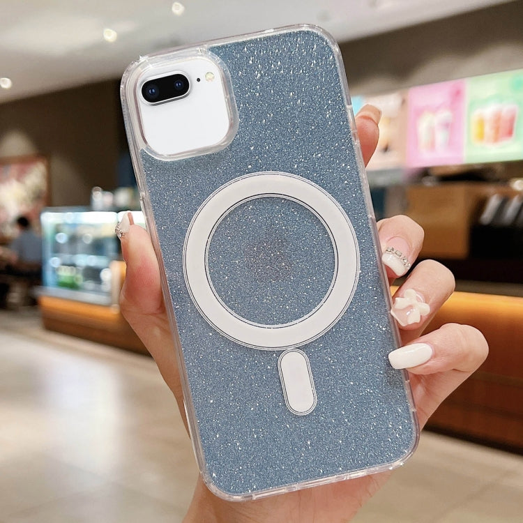 เคสโทรศัพท์ MagSafe อะคริลิกใสประดับกลิตเตอร์ สำหรับ iPhone XS Max, สำหรับ iPhone 8 Plus / 7 Plus