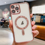 เคสโทรศัพท์ Electroplating MagSafe สำหรับ iPhone 15, สำหรับ iPhone 14 Plus, สำหรับ iPhone 14, สำหรับ iPhone 14 Pro, สำหรับ iPhone 14 Pro Max, สำหรับ iPhone 13 Pro Max