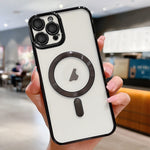 เคสโทรศัพท์ MagSafe ชุบอิเล็กโทรพลาติง สำหรับ iPhone 16 Pro, สำหรับ iPhone 16 Plus, สำหรับ iPhone 16, สำหรับ iPhone 15 Pro Max, สำหรับ iPhone 15 Pro, สำหรับ iPhone 15 Plus