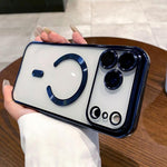 เคสโทรศัพท์ MagSafe ชุบอิเล็กโทรพลาติง สำหรับ iPhone 17e / 16e, สำหรับ iPhone 17 Pro Max, สำหรับ iPhone 17 Pro, สำหรับ iPhone 17, สำหรับ iPhone Air, สำหรับ iPhone 16 Pro Max