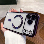 เคสโทรศัพท์ MagSafe ชุบอิเล็กโทรพลาติง สำหรับ iPhone 17e / 16e, สำหรับ iPhone 17 Pro Max, สำหรับ iPhone 17 Pro, สำหรับ iPhone 17, สำหรับ iPhone Air, สำหรับ iPhone 16 Pro Max