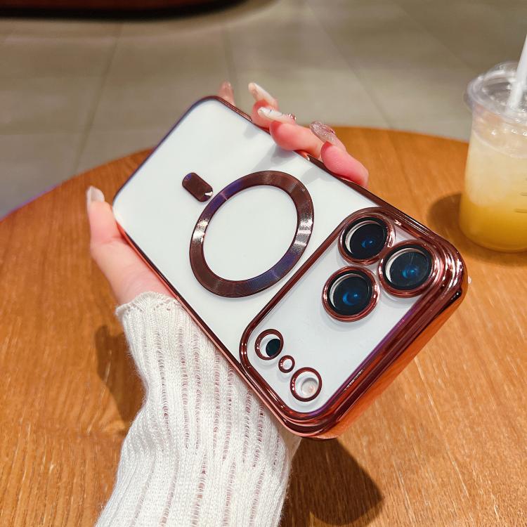 เคสโทรศัพท์ MagSafe ชุบอิเล็กโทรพลาติง สำหรับ iPhone 17e / 16e, สำหรับ iPhone 17 Pro Max, สำหรับ iPhone 17 Pro, สำหรับ iPhone 17, สำหรับ iPhone Air, สำหรับ iPhone 16 Pro Max