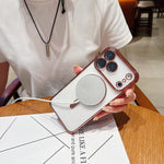 เคสโทรศัพท์ MagSafe ชุบอิเล็กโทรพลาติง สำหรับ iPhone 17e / 16e, สำหรับ iPhone 17 Pro Max, สำหรับ iPhone 17 Pro, สำหรับ iPhone 17, สำหรับ iPhone Air, สำหรับ iPhone 16 Pro Max