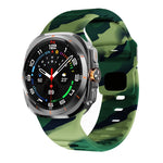 สายรัดนาฬิกาซิลิโคนลายคลื่นพร้อมหัวเข็มขัดกลับด้าน สำหรับ Samsung Galaxy Watch Ultra 47mm / Ultra 2025