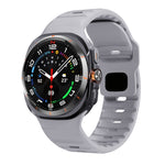 สายรัดนาฬิกาซิลิโคนลายคลื่นพร้อมหัวเข็มขัดกลับด้าน สำหรับ Samsung Galaxy Watch Ultra 47mm / Ultra 2025
