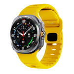 สายรัดนาฬิกาซิลิโคนลายคลื่นพร้อมหัวเข็มขัดกลับด้าน สำหรับ Samsung Galaxy Watch Ultra 47mm / Ultra 2025
