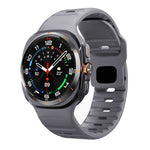 สายรัดนาฬิกาซิลิโคนลายคลื่นพร้อมหัวเข็มขัดกลับด้าน สำหรับ Samsung Galaxy Watch Ultra 47mm / Ultra 2025