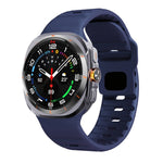 สายรัดนาฬิกาซิลิโคนลายคลื่นพร้อมหัวเข็มขัดกลับด้าน สำหรับ Samsung Galaxy Watch Ultra 47mm / Ultra 2025