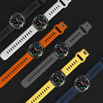 สายรัดนาฬิกาซิลิโคนลายคลื่นพร้อมหัวเข็มขัดกลับด้าน สำหรับ Samsung Galaxy Watch Ultra 47mm / Ultra 2025