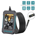 P40 8mm 1080P IP68 กันน้ำ กล้องส่องทางไกลดิจิทัลหน้าจอไฮไลท์ 4.3 นิ้ว กล้องคู่ สายแข็ง 2m, สายแข็ง 5m, สายแข็ง 10m