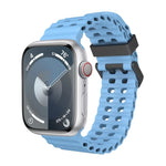 สายซิลิโคนรูสองแถว Ocean สำหรับ Apple Watch SE 2023 ขนาด 44 มม., สำหรับ Apple Watch Ultra 2 ขนาด 49 มม., สำหรับ Apple Watch Series 9 ขนาด 45 มม.