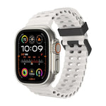 สายซิลิโคนรูสองแถว Ocean สำหรับ Apple Watch Ultra ขนาด 49 มม., สำหรับ Apple Watch Series 8 ขนาด 45 มม., สำหรับ Apple Watch SE 2022 ขนาด 44 มม.