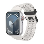 สายซิลิโคนรูสองแถว Ocean สำหรับ Apple Watch Ultra ขนาด 49 มม., สำหรับ Apple Watch Series 8 ขนาด 45 มม., สำหรับ Apple Watch SE 2022 ขนาด 44 มม.