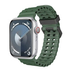 สายซิลิโคนรูสองแถว Ocean สำหรับ Apple Watch Series 5 ขนาด 44 มม., สำหรับ Apple Watch Series 4 ขนาด 44 มม., สำหรับ Apple Watch Series 3 ขนาด 42 มม.