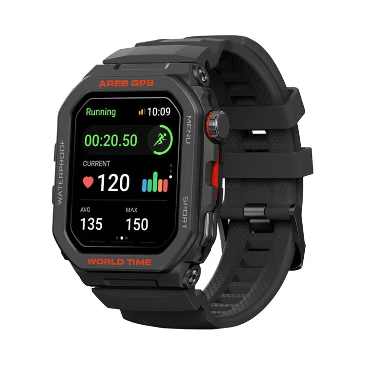 Zeblaze Ares นาฬิกาอัจฉริยะ GPS แบบทนทาน รองรับการวัดอัตราการเต้นหัวใจ / ออกซิเจนในเลือด
