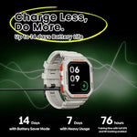 Zeblaze Ares นาฬิกาอัจฉริยะ GPS แบบทนทาน รองรับการวัดอัตราการเต้นหัวใจ / ออกซิเจนในเลือด