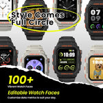 Zeblaze Ares นาฬิกาอัจฉริยะ GPS แบบทนทาน รองรับการวัดอัตราการเต้นหัวใจ / ออกซิเจนในเลือด