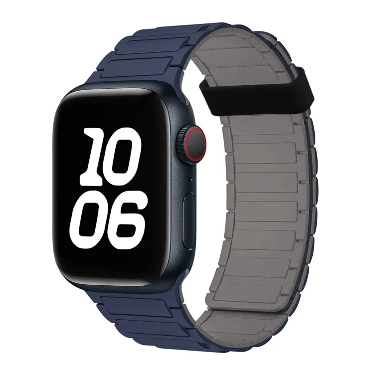 สายซิลิโคนห่วงแม่เหล็กเม็ดลูกปัดสามเม็ด สำหรับ Apple Watch Series 5 ขนาด 40 มม.