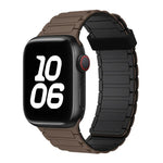 สายซิลิโคนห่วงแม่เหล็กเม็ดลูกปัดสามเม็ด สำหรับ Apple Watch Series 4 ขนาด 44 มม.