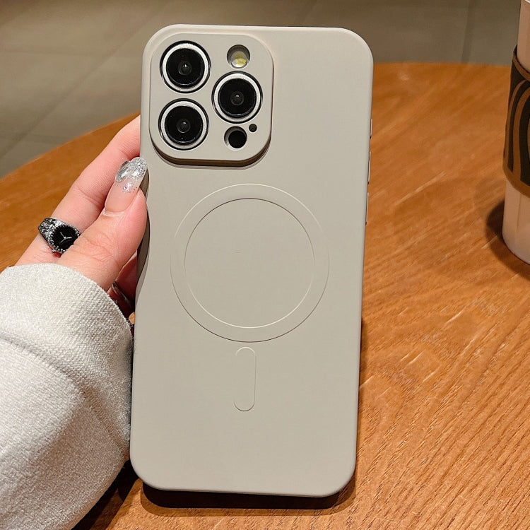 เคสโทรศัพท์แม่เหล็กซิลิโคนเหลวสีพื้น MagSafe สำหรับ iPhone 17, สำหรับ iPhone Air, สำหรับ iPhone 16 Pro Max