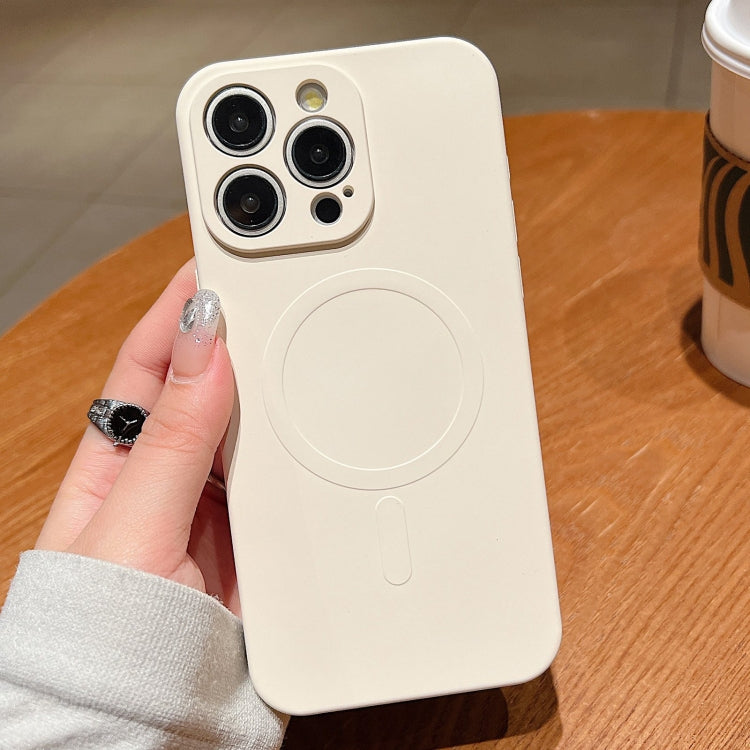 เคสโทรศัพท์แม่เหล็ก MagSafe ซิลิโคนเหลวสีพื้น สำหรับ iPhone 14 Pro, สำหรับ iPhone 14 Pro Max, สำหรับ iPhone 13 Pro Max
