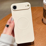 เคสโทรศัพท์แม่เหล็กซิลิโคนเหลวสีพื้น MagSafe สำหรับ iPhone 17, สำหรับ iPhone Air, สำหรับ iPhone 16 Pro Max