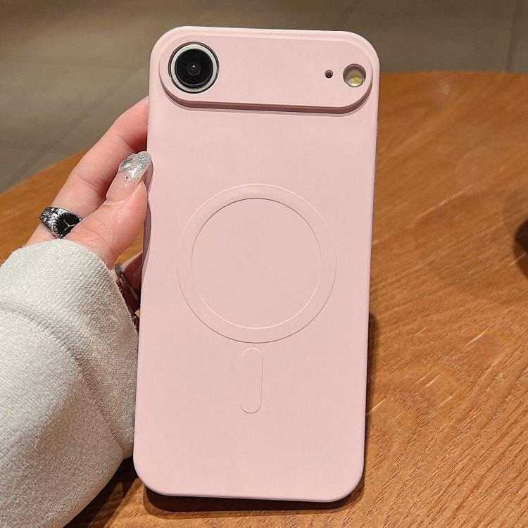 เคสโทรศัพท์แม่เหล็กซิลิโคนเหลวสีพื้น MagSafe สำหรับ iPhone 17, สำหรับ iPhone Air, สำหรับ iPhone 16 Pro Max
