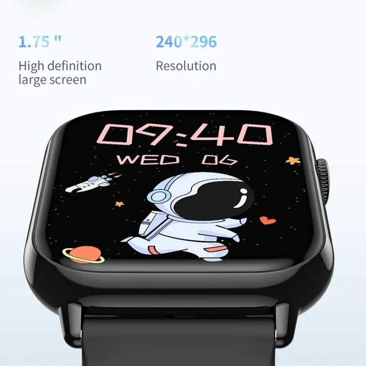 สายซิลิโคน HD15 ขนาด 1.75 นิ้ว สมาร์ทวอทช์กันน้ำ IP68 รองรับการเตือนนั่งนิ่ง / การติดตามการนอนหลับ