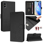 เคสหนังปั๊มลายยิ้มพร้อม RFID สำหรับ iPhone 11 Pro Max, สำหรับ iPhone 11, สำหรับ iPhone 11 Pro, สำหรับ iPod Touch 7 / 6 / 5, สำหรับ iPhone X / XS, สำหรับ iPhone XR, สำหรับ iPhone XS Max, สำหรับ iPhone 8 Plus / 7 Plus