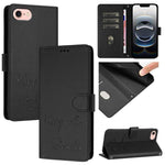 เคสโทรศัพท์หนังปั๊มลายยิ้มพร้อม RFID สำหรับ iPhone 17 Pro Max, สำหรับ iPhone 17 Pro, สำหรับ iPhone 17, สำหรับ iPhone Air, สำหรับ iPhone SE 2024, สำหรับ iPhone 16 Pro Max, สำหรับ iPhone 16 Pro, สำหรับ iPhone 16 Plus
