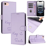 เคสโทรศัพท์หนังปั๊มลายยิ้มพร้อม RFID สำหรับ iPhone 17 Pro Max, สำหรับ iPhone 17 Pro, สำหรับ iPhone 17, สำหรับ iPhone Air, สำหรับ iPhone SE 2024, สำหรับ iPhone 16 Pro Max, สำหรับ iPhone 16 Pro, สำหรับ iPhone 16 Plus