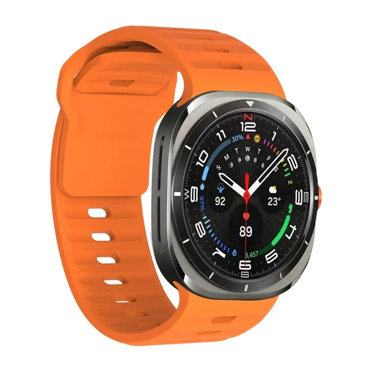 สายซิลิโคนลายคลื่น สำหรับ Samsung Galaxy Watch Ultra 47 มม. / Ultra 2025