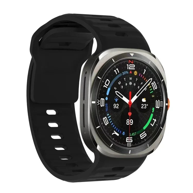 สายซิลิโคนลายคลื่น สำหรับ Samsung Galaxy Watch Ultra 47 มม. / Ultra 2025