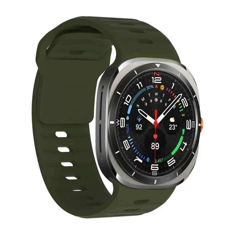 สายซิลิโคนลายคลื่น สำหรับ Samsung Galaxy Watch Ultra 47 มม. / Ultra 2025