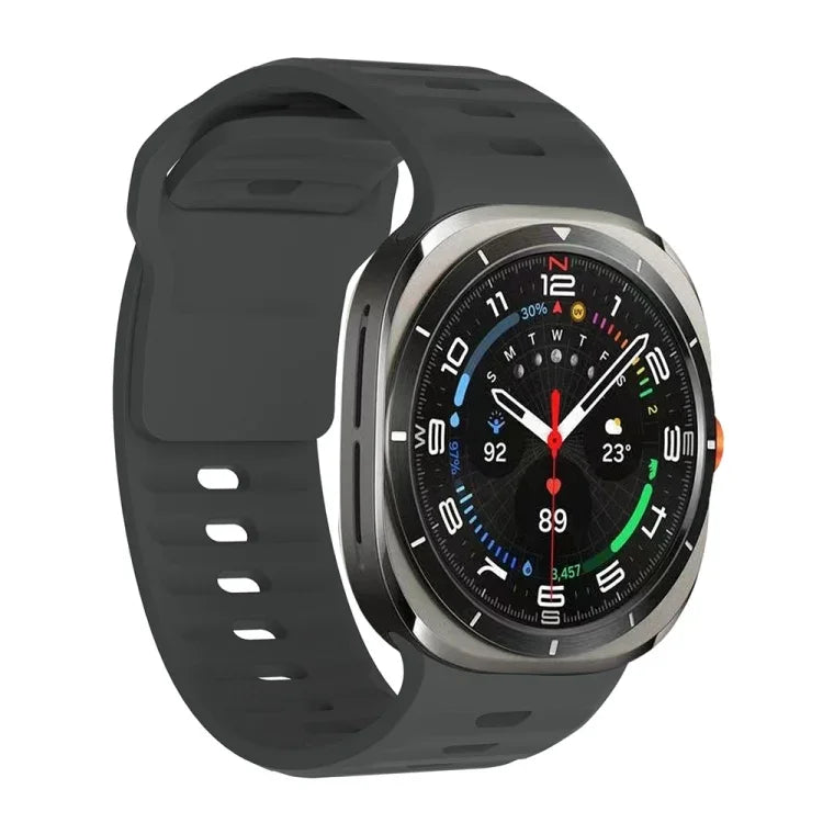สายซิลิโคนลายคลื่น สำหรับ Samsung Galaxy Watch Ultra 47 มม. / Ultra 2025