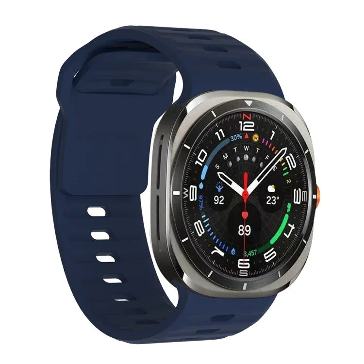 สายซิลิโคนลายคลื่น สำหรับ Samsung Galaxy Watch Ultra 47 มม. / Ultra 2025