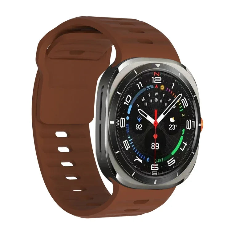 สายซิลิโคนลายคลื่น สำหรับ Samsung Galaxy Watch Ultra 47 มม. / Ultra 2025