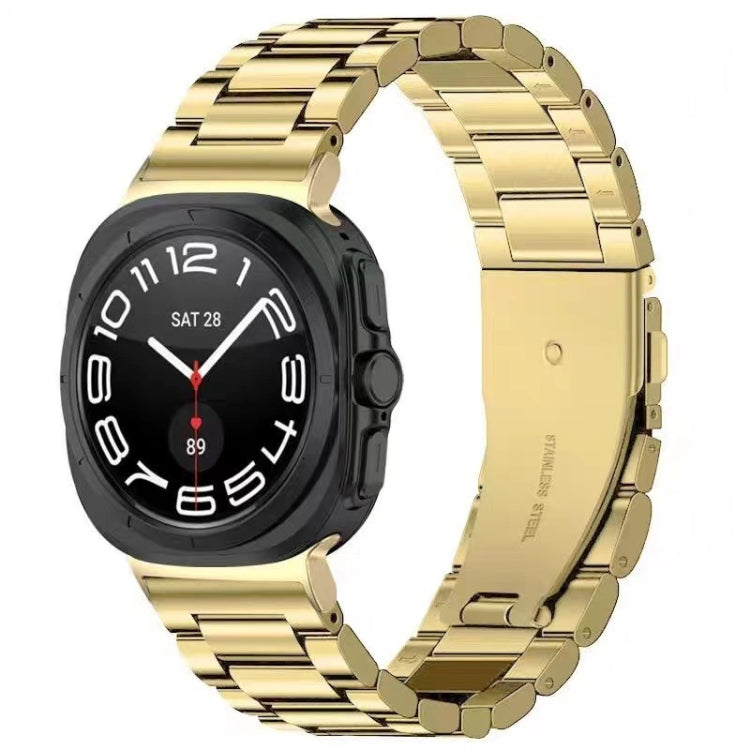 Three Beads Stainless Steel Watch Band, For Galaxy Watch Ultra2 2026 / 2025 / 1 2024